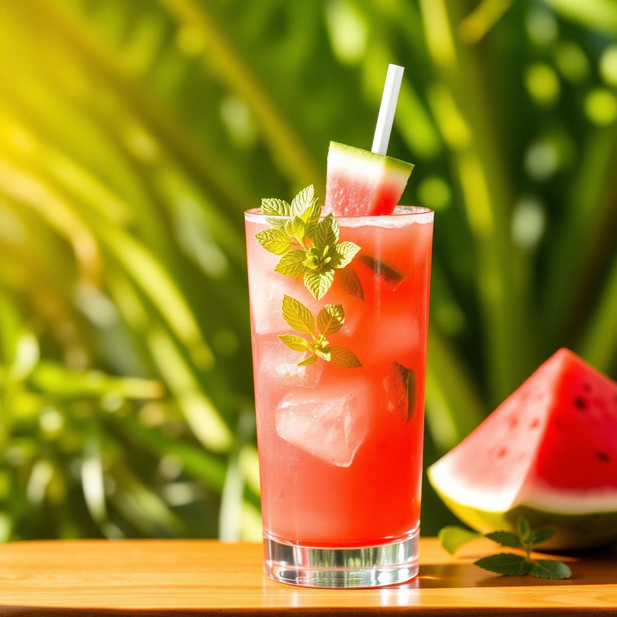 Fresh watermelon juice